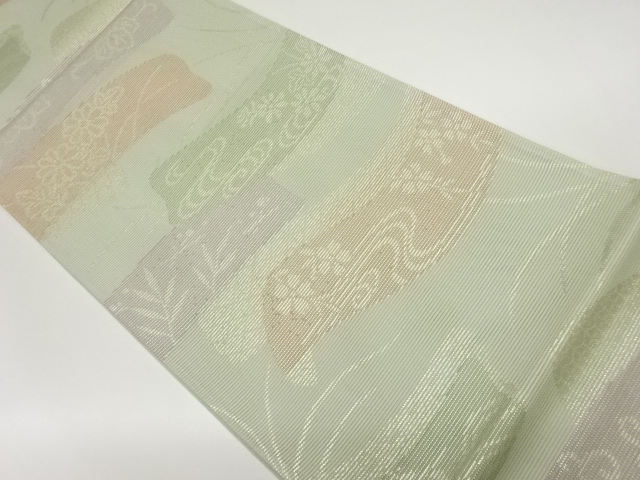 JAPANESE FUKURO OBI FOR SUMMER / WOVEN STREAM